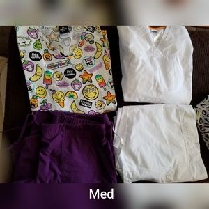 Scrubs all sizes from small to XL scroll through